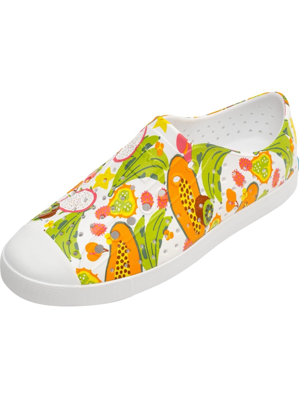 NWT Native Kids Slip-On Water Shoe in White, Orange, Green size 13 little girls